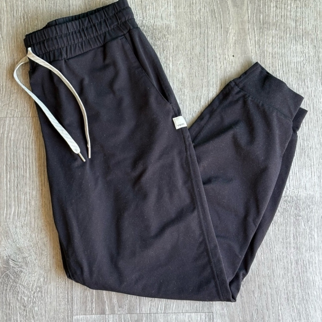 Vuori Performance Jogger Black Heather Size S Vw303